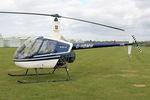 G-HBMW @ X5FB - Robinson R22, Fishburn Airfield UK, May 25th 2015. - by Malcolm Clarke