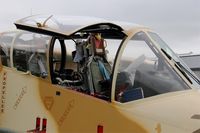 F-AZKM @ LFFQ - North American OV-10B Bronco, Close view of cockpit, La Ferté-Alais (LFFQ) air show 2016 - by Yves-Q
