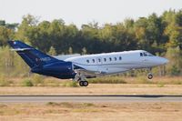 F-HMED @ LFBD - British Aerospace 125-1000B, Landing rwy 05, Bordeaux Mérignac airport (LFBD-BOD) - by Yves-Q