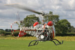 G-BAXS @ EGBR - Bell 47G-5, Wings & Wheels Day, Breighton Airfield, September 2nd 2012. - by Malcolm Clarke