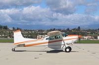 N666SB @ CMA - 1980 Cessna A185F SKYWAGON 185, Continental IO-520 285 Hp, pannier-equipped - by Doug Robertson