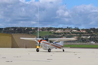 N666SB @ CMA - 1980 Cessna A185F SKYWAGON 185, Continental IO-520 285 Hp, taxi - by Doug Robertson
