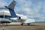 M-YNNS @ EGGW - At Luton - by Terry Fletcher
