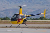 N826SA @ KBOI - About to touch down on the south Helipad. - by Gerald Howard
