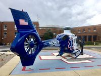 N538LN @ JRMC - Brian (pilot) checking his log at John Randolph Medical Center in Hopewell, Virginia  at approx. 1:30PM on March 3rd, 2017 - by Kevin Klapperich