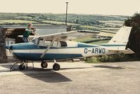 G-ARWO @ EGLA - Being refueled @ Bodmin.EX:-N1487Y. Scan. - by Paul Massey