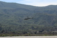 N67TV @ SZP - 1995 Eurocopter AS-350 B2 Ecureuil (Squirrel), one Turbomeca Arriel 1D1 Turboshaft 732 sHp, maneuvering near SZP Helipad - by Doug Robertson
