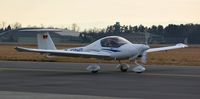 D-EPHD @ LOWG - DA20 Katana taxiing along the tamark at Graz airport, LOWG - by Paul H