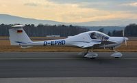 D-EPHD @ LOWG - DA20 Katana taxiing along the tamark at Graz airport, LOWG - by Paul H