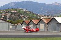N49BR @ SZP - 1980 Aerotek PITTS S-2A SPECIAL, Lycoming AEIO-540 260 Hp, taxi to hangar - by Doug Robertson
