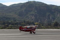 N49BR @ SZP - 1980 Aerotek PITTS S-2A SPECIAL, Lycoming AEIO-540 260 Hp, takeoff roll Rwy 22 - by Doug Robertson