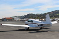 N2288T @ SZP - 1967 Mooney M20F EXECUTIVE, Lycoming IO-360-A1A 200 Hp, long cabin version, taxi to Rwy 22 - by Doug Robertson