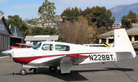 N2288T @ SZP - 1967 Mooney M20F EXECUTIVE, Lycoming IO-360-A1A 200 Hp, on CP Aviation ramp. - by Doug Robertson
