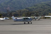 N704UT @ SZP - 1976 Cessna 150M, Continental O-200 100 Hp, takeoff roll Rwy 22 - by Doug Robertson