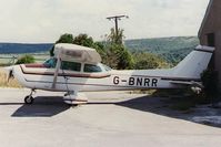 G-BNRR @ EGLA - EX:-N5213K. Scan of original photo. - by Paul Massey
