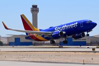 N558WN @ KBOI - Take off from RWY 28R. - by Gerald Howard