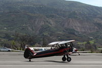 N59031 @ SZP - 1941 Boeing Stearman A75N1 (PT-17), Continental W670 220 Hp radial, another landing roll Rwy 22 - by Doug Robertson