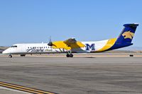 N403QX @ KBOI - Taxiing from the gate to RWY 28R. - by Gerald Howard