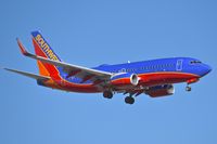 N902WN @ KBOI - Landing RWY 10L. - by Gerald Howard
