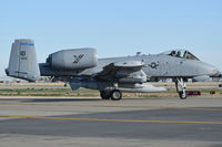 78-0633 @ KBOI - Awaiting clearance for RWY 28L. Departing for 6 month tour in Middle East.  190th Fighter Sq., Idaho ANG. Note long range belly tank. - by Gerald Howard
