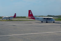 D-IOLO @ HGL - with D-IOLM at Helgoland Düne - by Micha Lueck