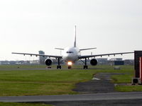SU-GAY @ EBOS - Taxiing on runway 26 - by Joeri Van der Elst