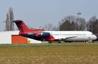 4L-GNN @ EHBK - Fokker 100 sitting on the ramp in MST - by FerryPNL