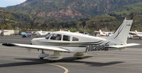 N8288Z @ SZP - 1980 Piper PA-28-161 WARRIOR II, Lycoming O-320-D3G 160 Hp, taxi to Rwy 22 - by Doug Robertson