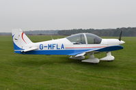 G-MFLA @ EGSH - Parked at Northrepps. - by Graham Reeve