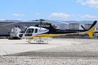 N354SH @ KBOI - Parked on Forest Service Helipad. - by Gerald Howard