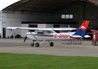 G-BRBP @ EGLD - Cessna 152 at Denham. Ex N5324P - by moxy