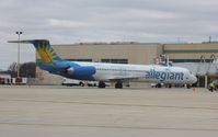 N402NV @ KRFD - MD-88 - by Mark Pasqualino