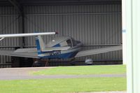 G-CJJN @ EGHO - G CJJN hiding away in the lower hanger area at Thruxton - by dave226688