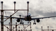 G-EZDZ @ EGAA - G-EZDZ landing RWY 25 EGAA BFS - by MatthewJohnston