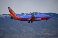 N263WN @ KBOI - On approach for RWY 10L. - by Gerald Howard