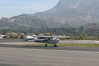 N5443L @ SZP - 1980 Cessna 152, Lycoming O-235 115 Hp, landing roll Rwy 22 - by Doug Robertson