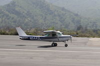 N5443L @ SZP - 1980 Cessna 152, Lycoming O-235 100 Hp, takeoff roll Rwy 22 - by Doug Robertson