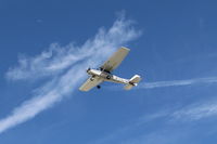 N704UT @ SZP - 1976 Cessna 150M, Continental O-200 100 Hp, earlier takeoff climb Rwy 22 - by Doug Robertson