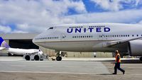 N121UA @ KSFO - SFO 2017 - by Clayton Eddy