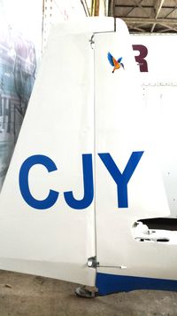 G-DCJY @ EGDD - Fin detail - post refurbishment - by Geoff Millward