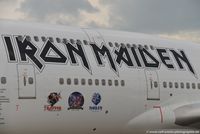 TF-AAK @ EDDL - Boeing 747-428 - CC ABD Air Atlanta Icelandic 'Ed Force One  Iron Maiden colours' - 32868 - TF-AAK - 27.05.2016 - DUS - by Ralf Winter