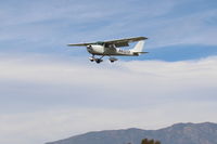 N4727X @ SZP - 1966 Cessna 150G, Continental O-200 100 Hp, on final Rwy 22 - by Doug Robertson