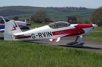 G-RVIN @ EGFP - RV-6, seen parked up. - by Derek Flewin