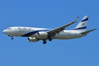 4X-EKP @ LLBG - Flight from Sofia, Bulgaria, upon landing on runway 21. - by ikeharel
