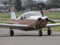 N6523P @ KRHV - Locally-based 1959 Piper Comanche taxing in at Reid Hillview Airport, San Jose, CA. - by Chris Leipelt