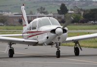 N1455X @ KRHV - Locally-based 1975 Piper PA-28R-200 taxing back to Squadron 2 at Reid Hillview Airport, San Jose, CA. - by Chris Leipelt