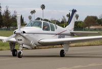 N808R @ KRHV - Locally-based 1960 Beechcraft Debonair taxing out at Reid Hillview Airport, San Jose, CA. It's for sale. - by Chris Leipelt