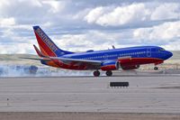 N211WN @ KBOI - Landing RWY 28R. - by Gerald Howard