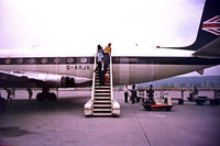 G-ARJK @ ZRH - Arriving at Kloten Airport for short holidays. Taken from the passenger van - by Nikos Palamaris