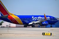 N655WN @ KBOI - Landing roll out on RWY 28R. - by Gerald Howard